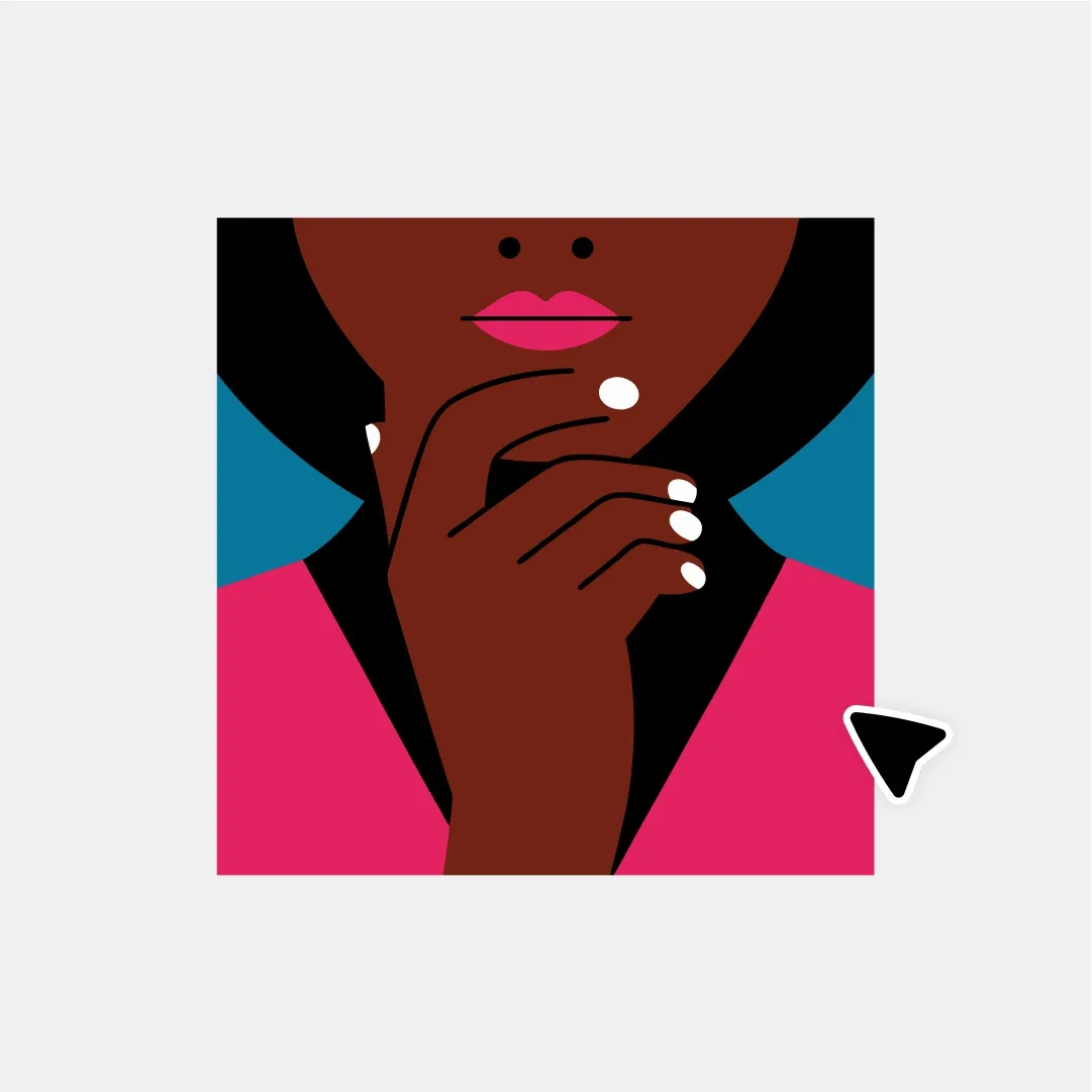 Complex image with gradients