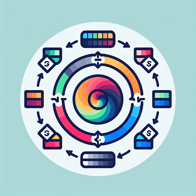 Color stops in an SVG radial gradient