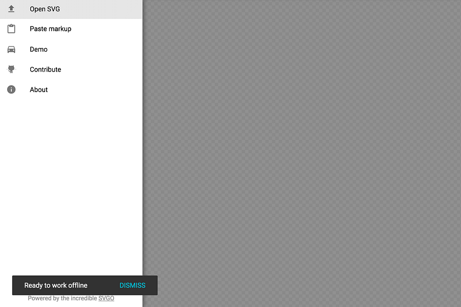 SVGO tool screenshot