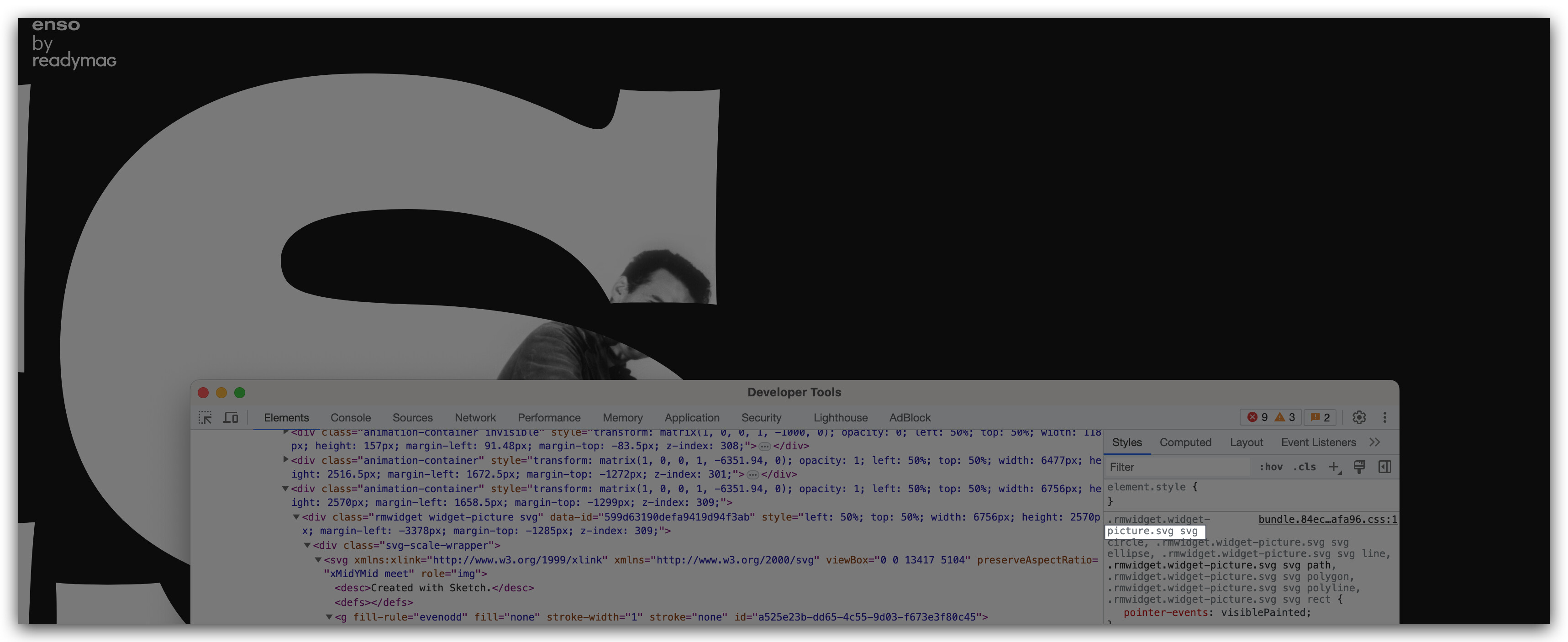 SVG text clipping effect