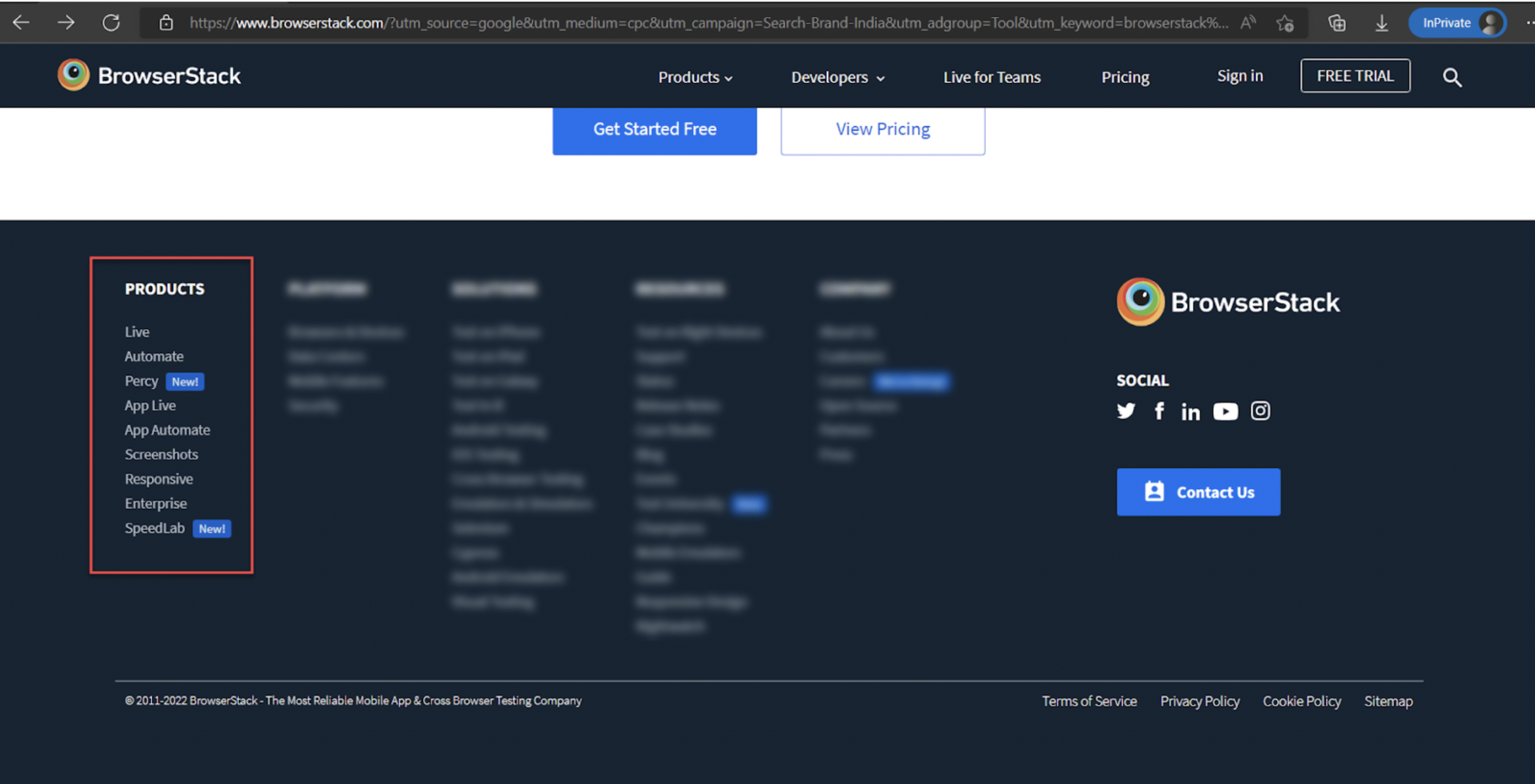 CrossBrowserTesting tool example