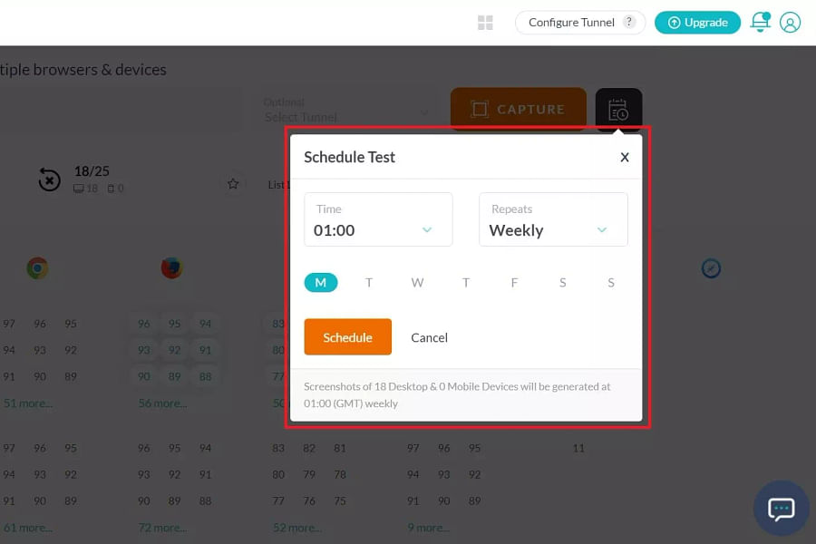 LambdaTest service screenshot