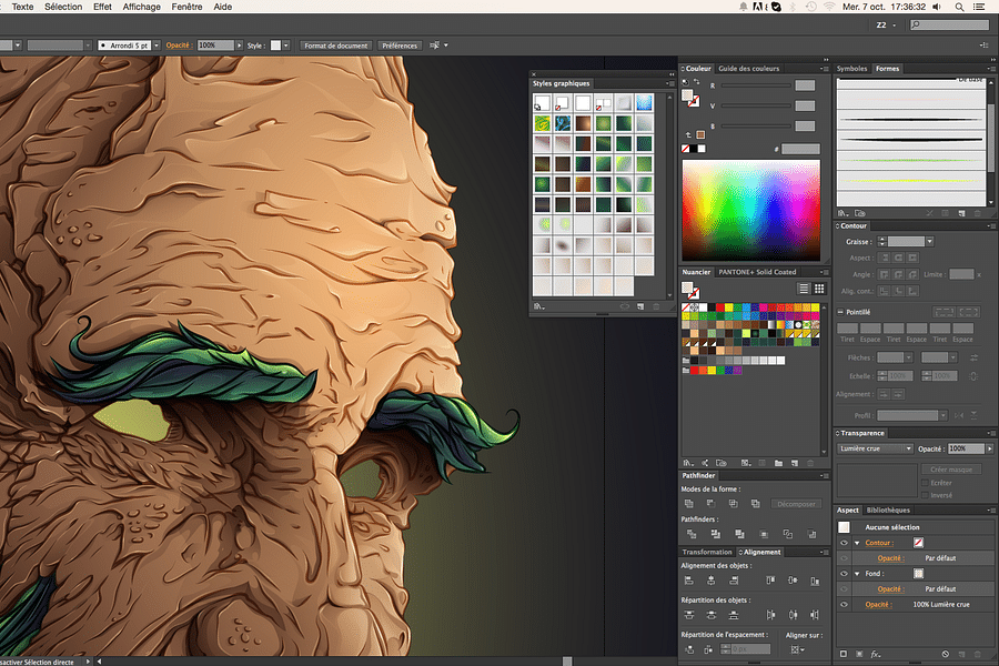 Adobe Illustrator interface