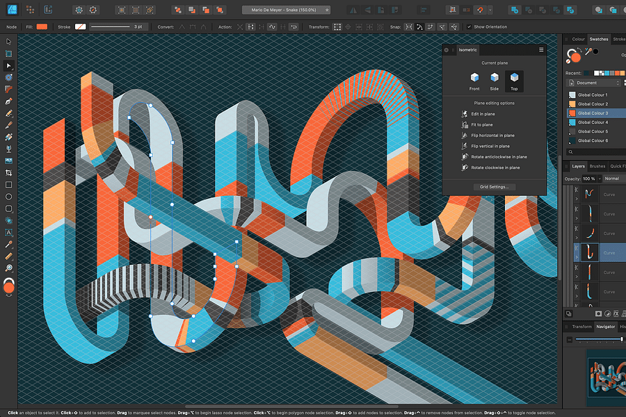 Affinity Designer UI