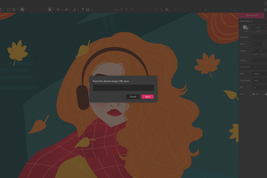 Gravit Designer interface