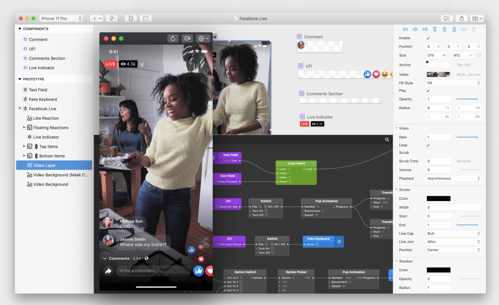 Sketch app interface
