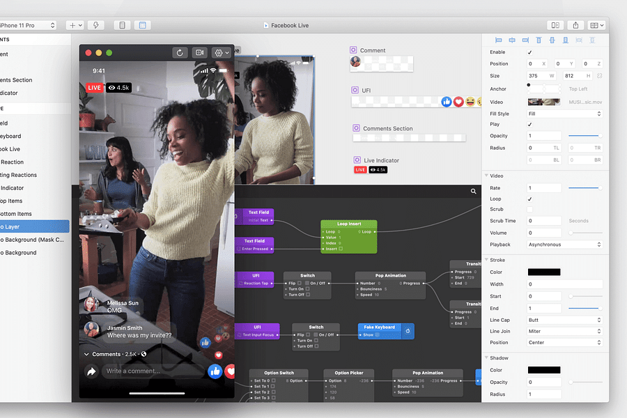 Sketch app interface