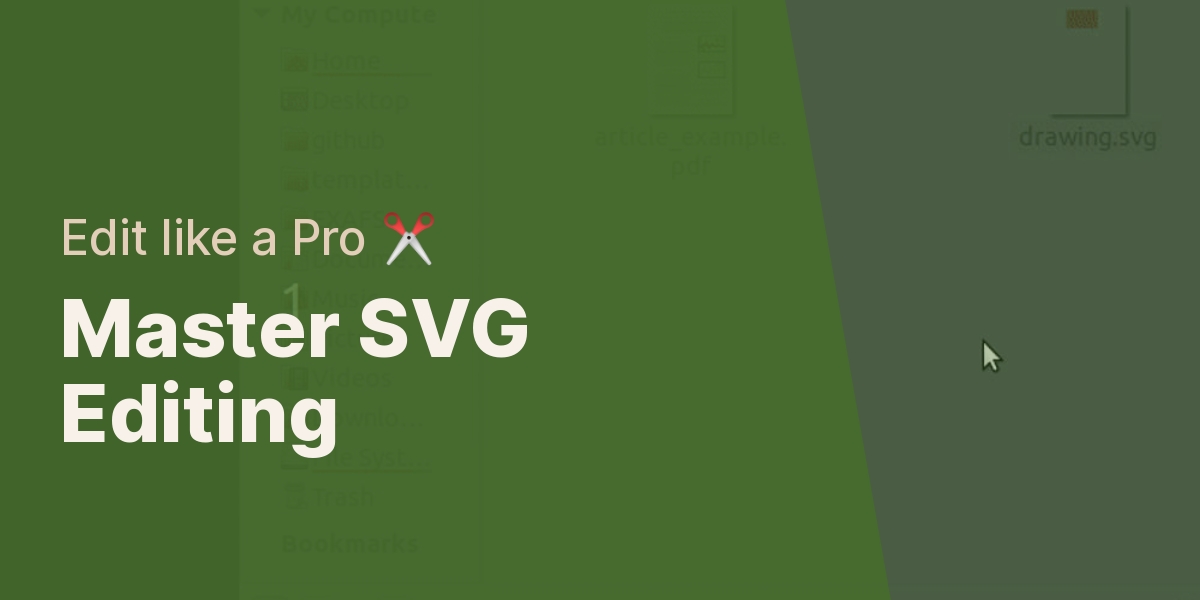 Master SVG Editing - Edit like a Pro ✂️