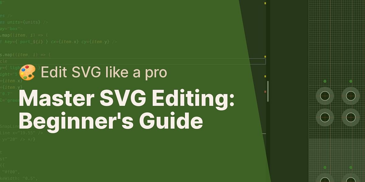 How to Edit SVG Files A StepbyStep Guide for Beginners