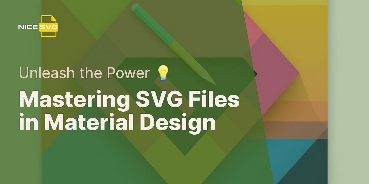 Can I use SVG files in Material Design icons?