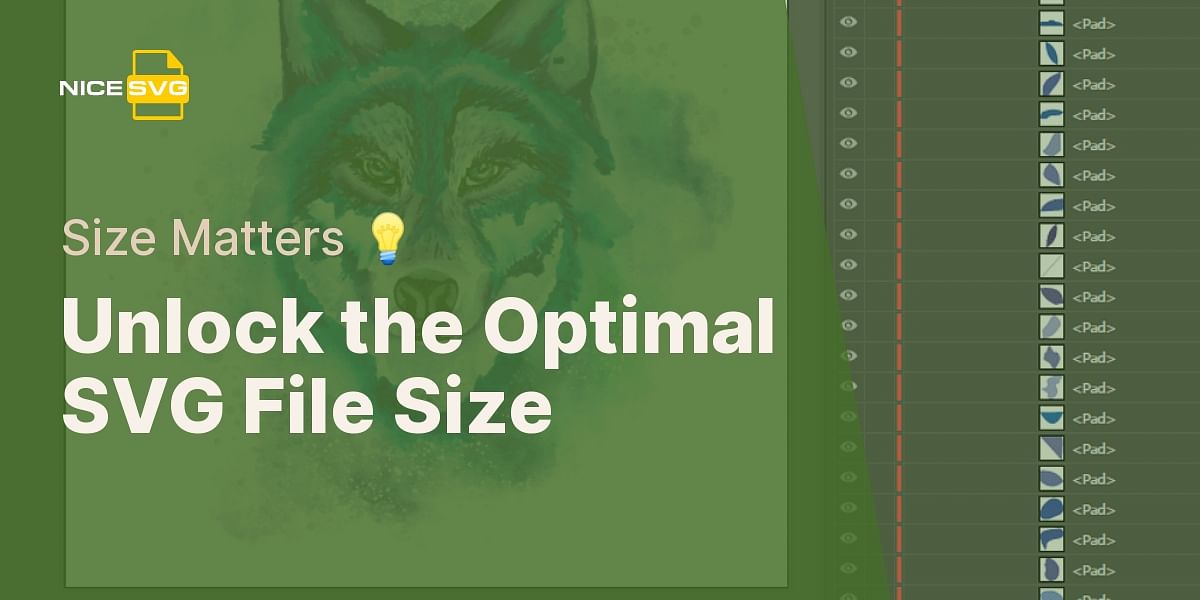 What is the file size for SVG files?