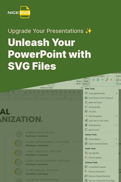 Can I use SVG files in PowerPoint presentations?